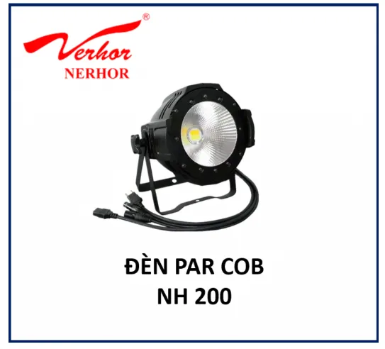 ĐÈN PAR COB PHA VÀNG NỀN SÂN KHẤU NH 200