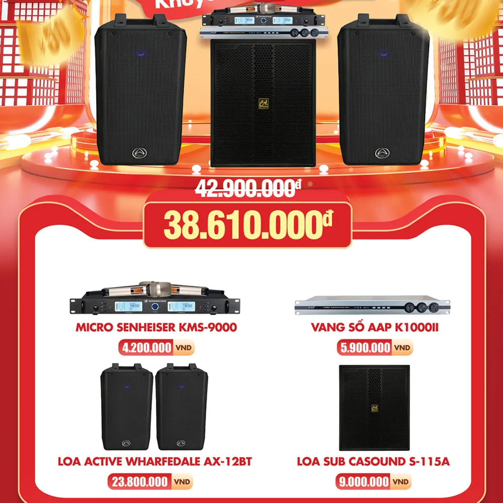 [ĐÓN LỄ] Bộ Dàn Karaoke Gia Đình - COMBO 6