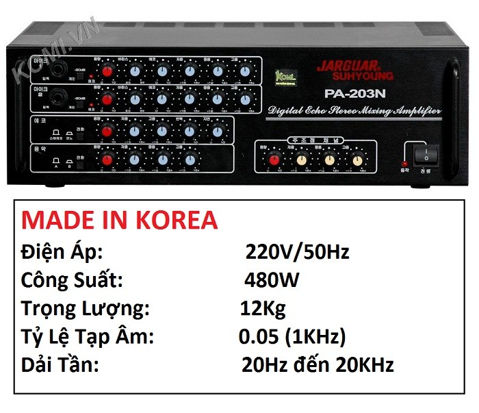 AMPLY JARGUAR 203N KOMI CHÍNH HÃNG