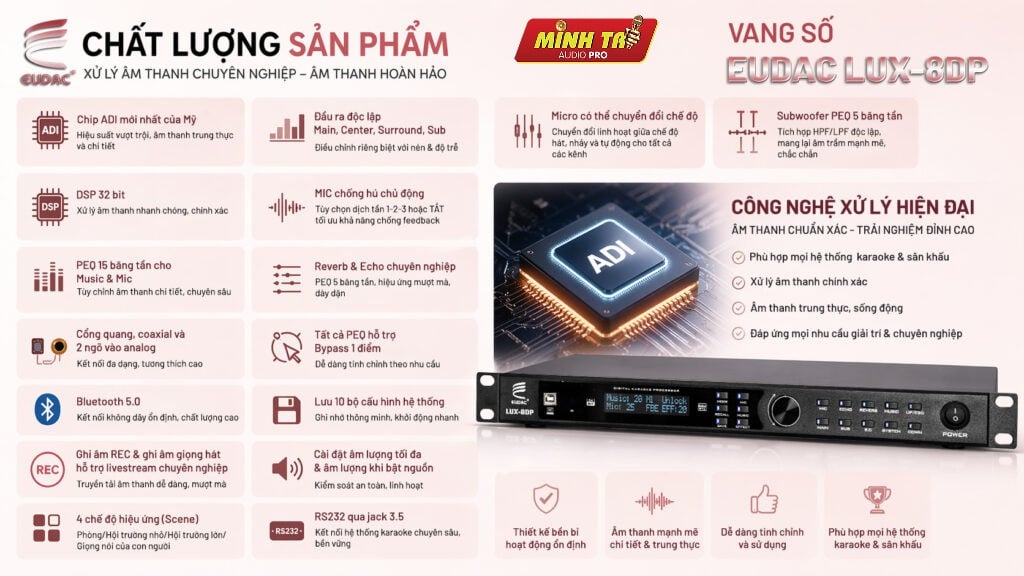 Vang Số EUDAC AUDIO LUX-8DP