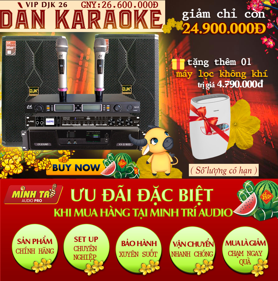 BỘ DÀN KARAOKE COMBO VIP 26