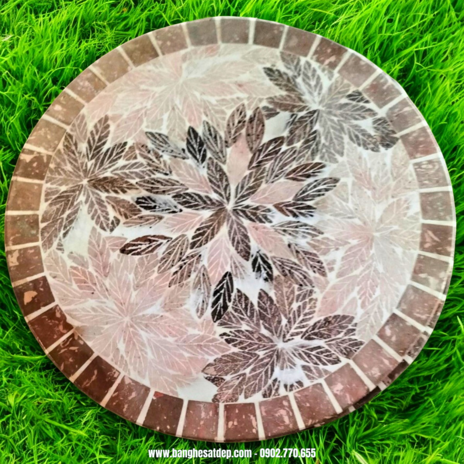 Mặt bàn đá mosaic KH24-M01 Mặt bàn đá mosaic KH24-M01