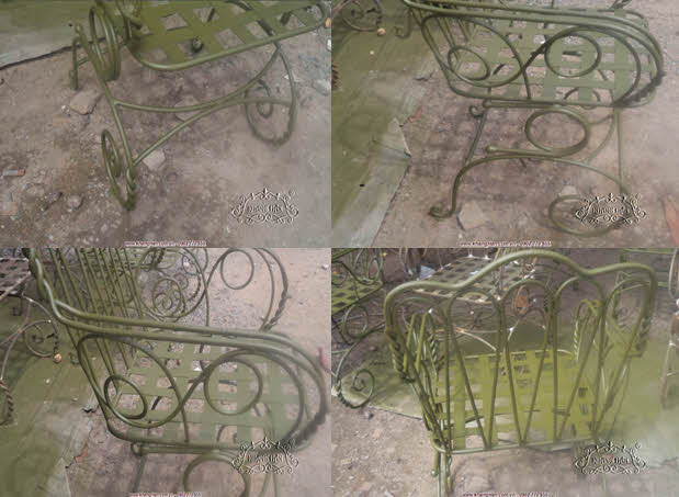 Wrought iron chair has perfected the art of crude Wrought iron chair has perfected the art of crude