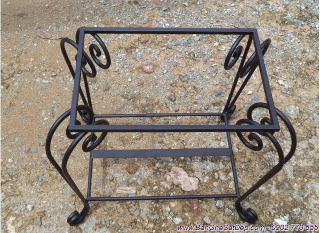 Sofa table in beautiful curling iron art KH-B025 Sofa table in beautiful curling iron art KH-B025