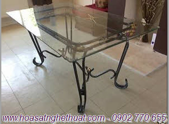 Sofa table in beautiful curling iron art KH-B026 Sofa table in beautiful curling iron art KH-B026