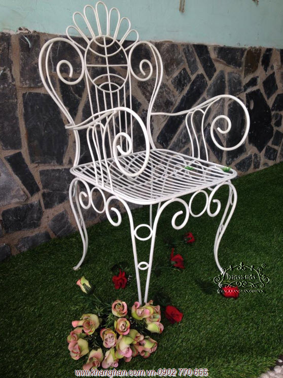 Ghế vua sắt uốn đẹp KH-G001