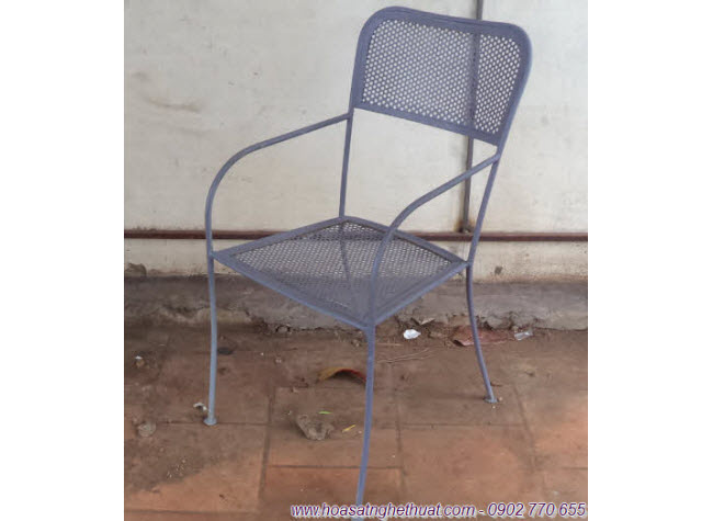 Ghế vuông sắt nghệ thuật KH-G003 Ghế vuông sắt nghệ thuật KH-G003