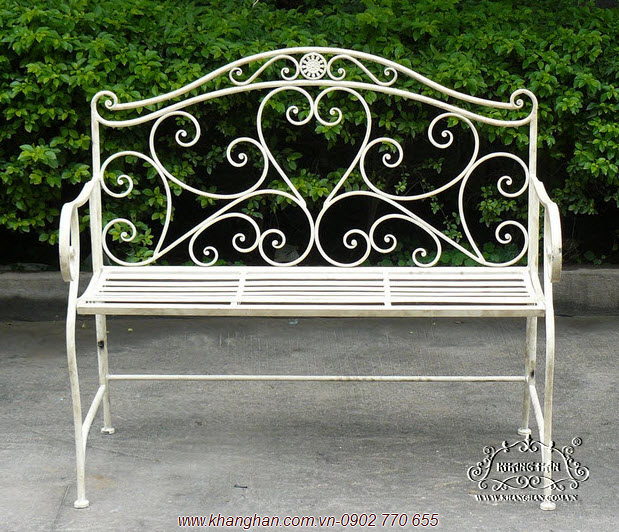 Benches beautiful iron garden art KH-G048 Benches beautiful iron garden art KH-G048
