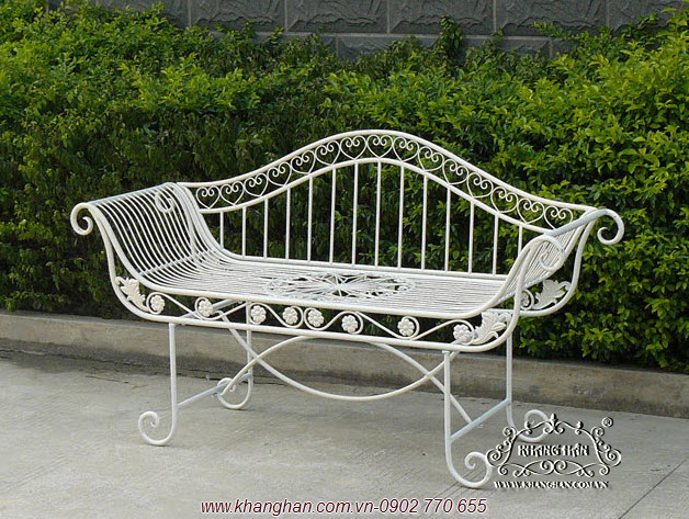 Băng ghế dài ngoài trời sắt mỹ thuật KH-G050 Băng ghế dài ngoài trời sắt mỹ thuật KH-G050