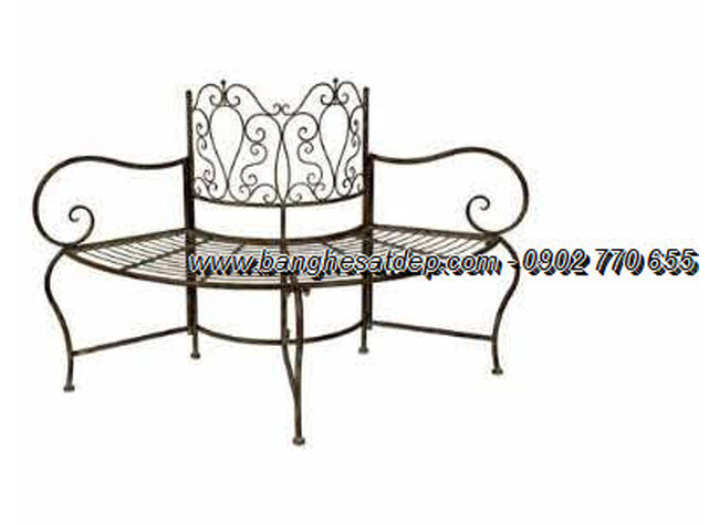 Iron benches outdoor art KH-G054 Iron benches outdoor art KH-G054