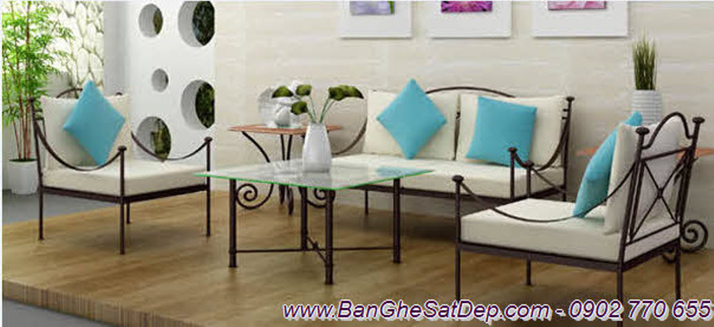 Iron Sofa beautiful Italian style KH-S001 Iron Sofa beautiful Italian style KH-S001