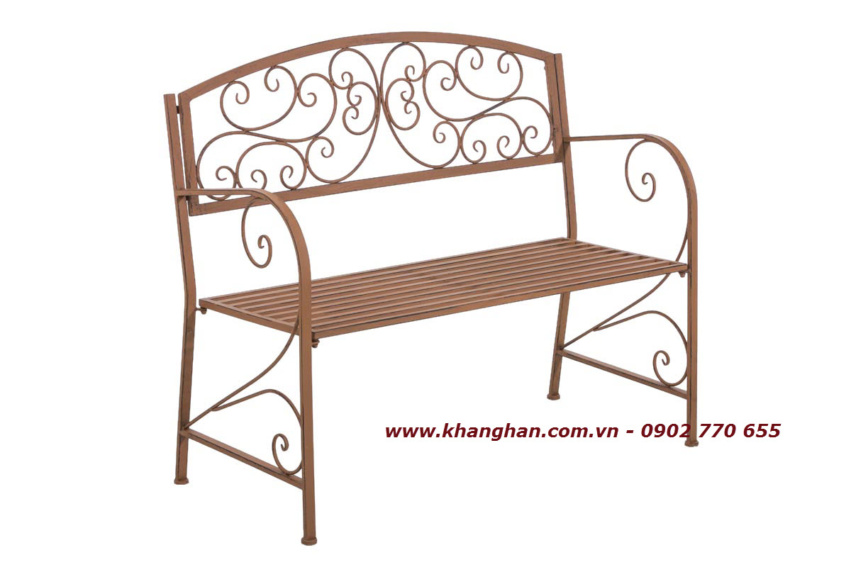 Long iron bench forged iron art KH17-GD002 Long iron bench forged iron art KH17-GD002