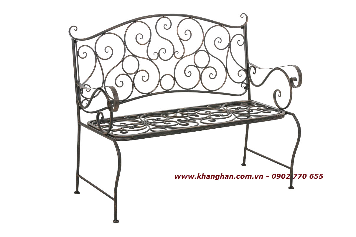 Long iron bench forged iron art KH17-GD003 Long iron bench forged iron art KH17-GD003