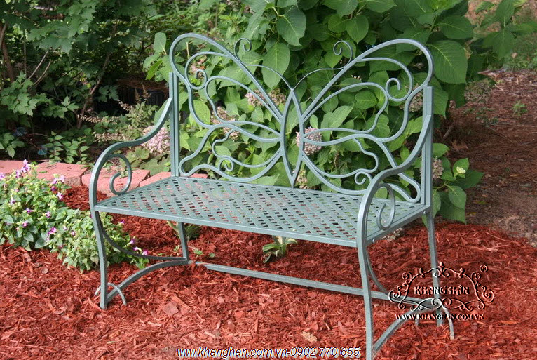 Benches iron butterfly art KH-G036 Benches iron butterfly art KH-G036