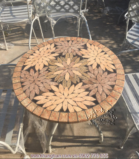 Mặt bàn đá MOSAIC KH15-M012 (4) Mặt bàn đá MOSAIC KH15-M012 (4)