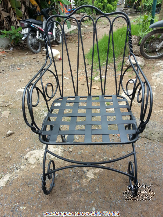 Ghế sắt mỹ thuật KH-BG004 Ghế sắt mỹ thuật KH-BG004