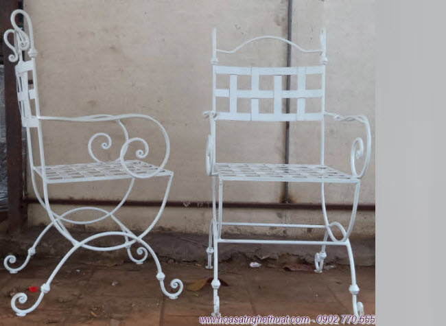 Ghế sắt nghệ thuật đẹp KH-G002 Ghế sắt nghệ thuật đẹp KH-G002