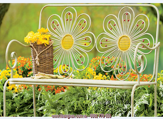 Ghế băng dài sắt mỹ thuật Ghế băng dài sắt mỹ thuật