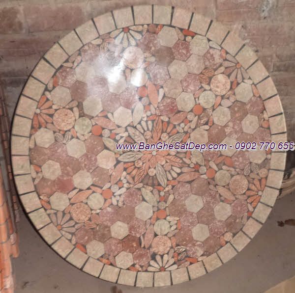Mosaic Countertops with bright floral motifs KH14-M007 Mosaic Countertops with bright floral motifs KH14-M007