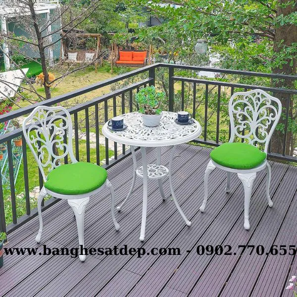 BÀN GHẾ NHÔM ĐÚC NGOÀI TRỜI KH23-B32.2G14
