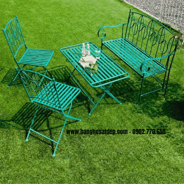 BÀN GHẾ SẮT KH26-BG10