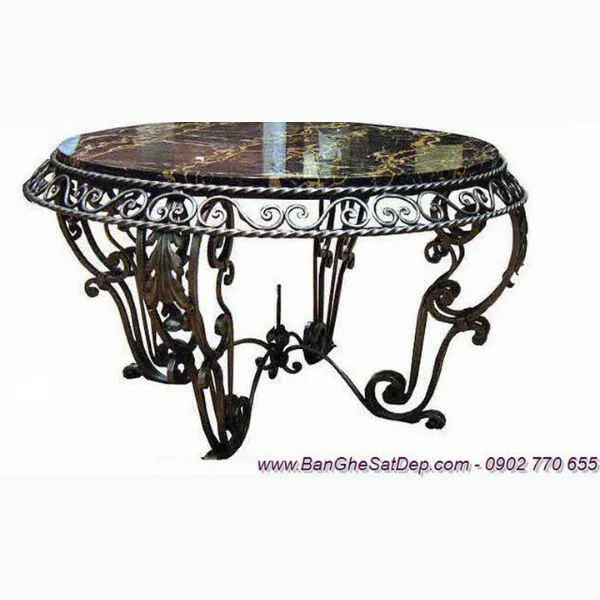 Tables antique iron art paint