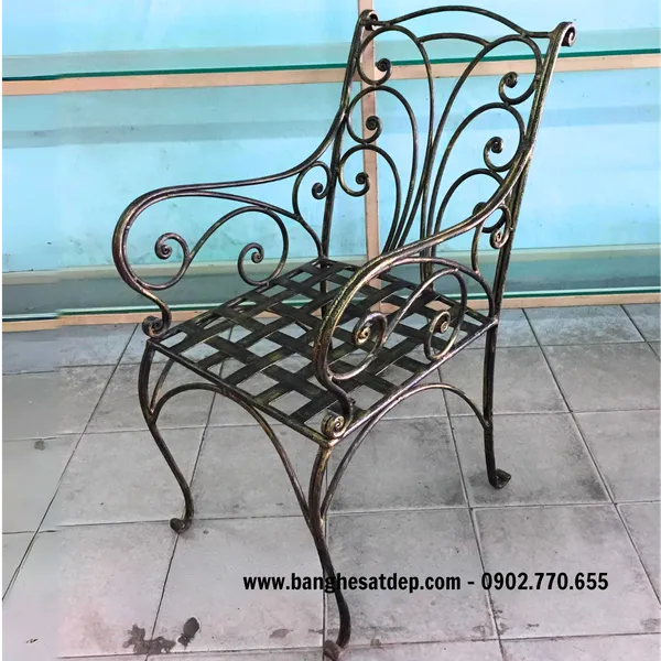 BÀN GHẾ SẮT ĐẸP KH14-BG023