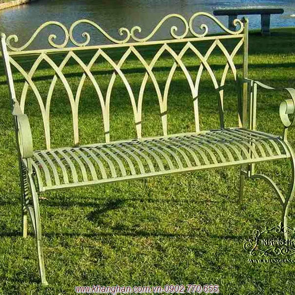 Benches Bending iron garden art beautiful Italian style