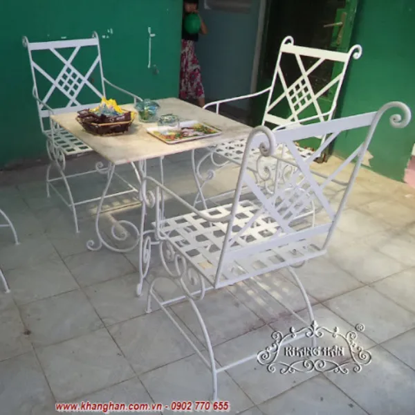 BÀN GHẾ SẮT KH14-BG028