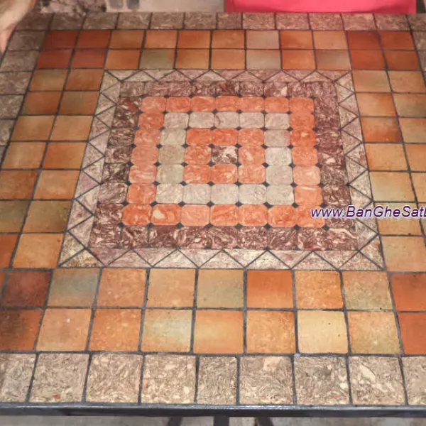 Mosaic Countertops rectangular bright colors