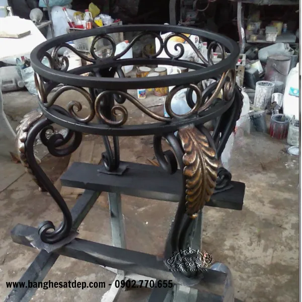 BỘ BÀN GHẾ SẮT  KH15-BG004