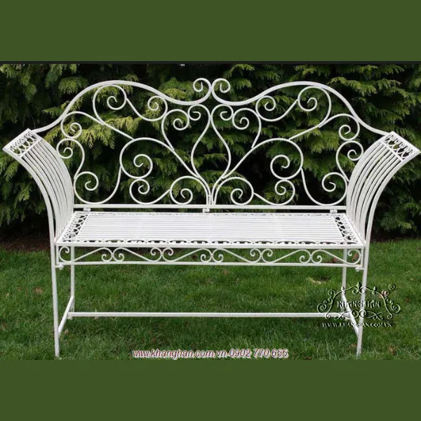 Wrought iron benches charming art, impressive