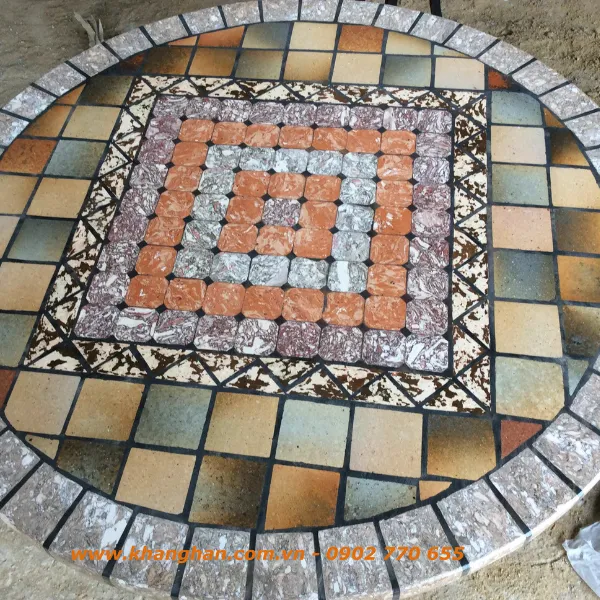 Mặt bàn đá Mosaic KH16-M007