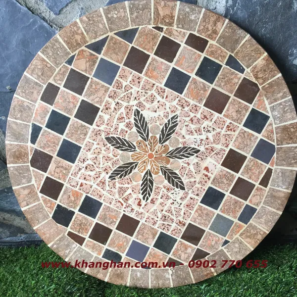 Mặt bàn đá Mosaic KH16-M010