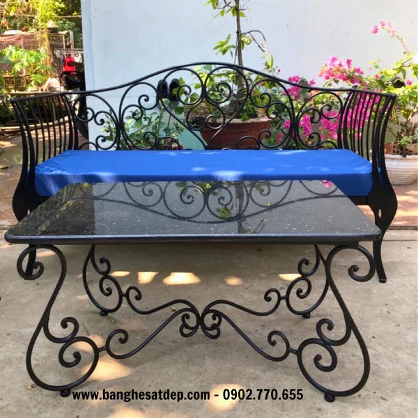  BÀN GHẾ SOFA SẮT KH19-BG003