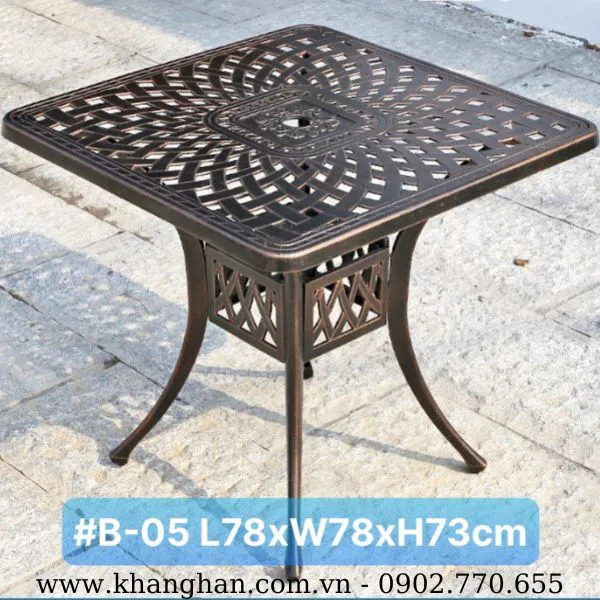 MẪU BÀN VUÔNG KH23-B05