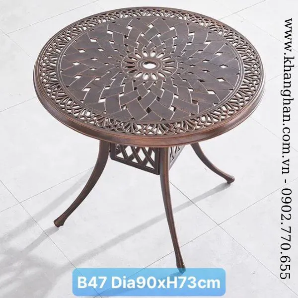 BÀN SÂN VƯƠN NHÔM ĐÚC KH23-B47