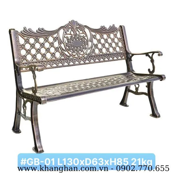 GHẾ BĂNG DÀI NHÔM ĐÚC