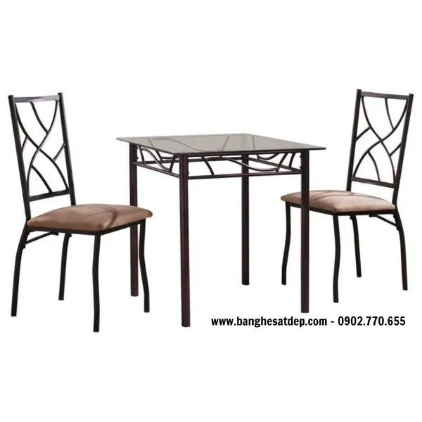 BỘ BÀN VUÔNG 2 GHẾ