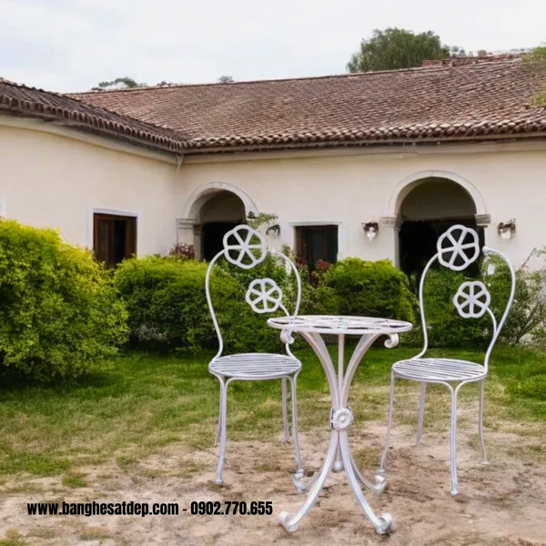 BÀN GHẾ SẮT KH25-BG02