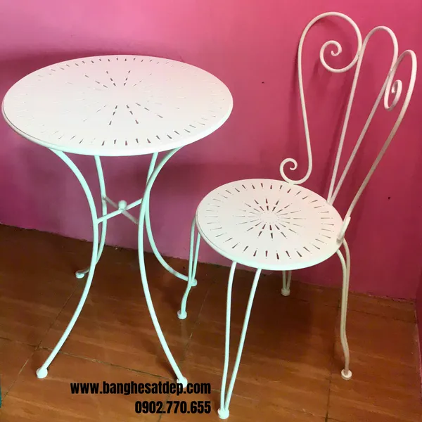 BÀN GHẾ SẮT KH25-BG08