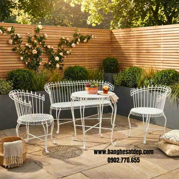 BỘ BÀN GHẾ BẰNG SẮT KH26-BG04