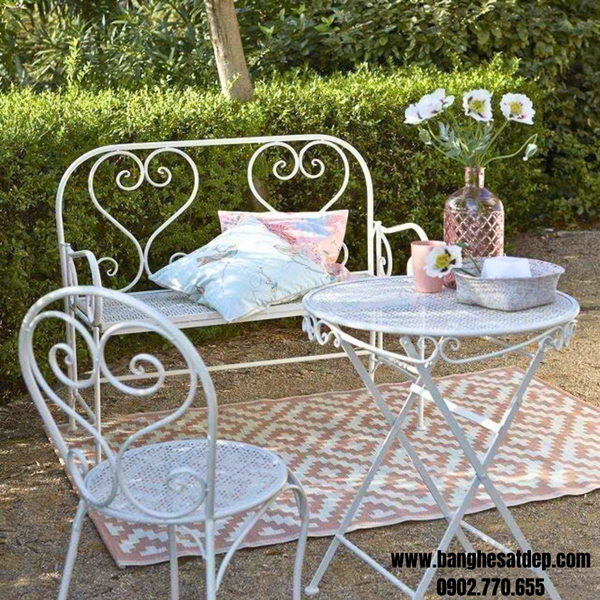 BỘ BÀN GHẾ SẮT KH26-BG06