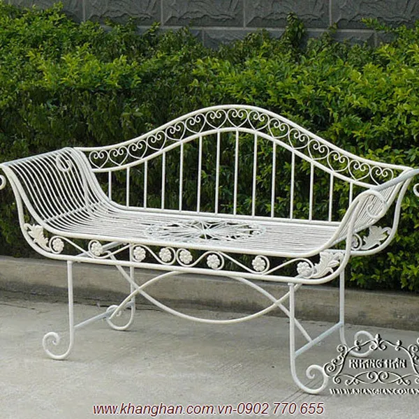 Băng ghế dài ngoài trời sắt mỹ thuật