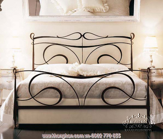 Bed Khang Han wrought iron art KH14-GN004 Bed Khang Han wrought iron art KH14-GN004