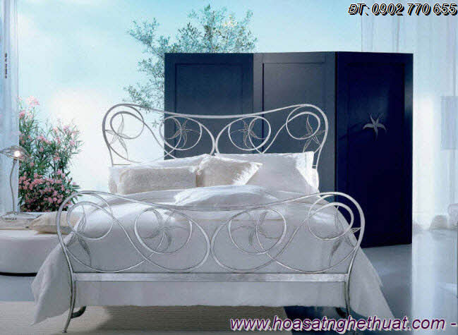 Bending iron art bed luxury Italian style KH-G003 Bending iron art bed luxury Italian style KH-G003