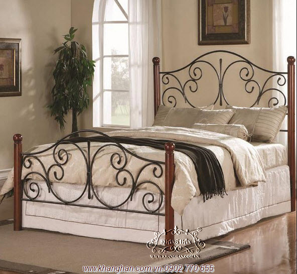 Giường ngủ bằng sắt uốn mỹ thuật là sự kết hợp hoàn hảo giữa nghệ thuật và công nghệ tiên tiến, tạo nên một sản phẩm độc đáo phù hợp cho năm