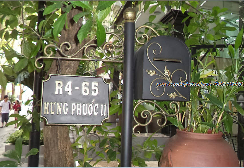 Iron post box art luxury KH-TT001 Iron post box art luxury KH-TT001