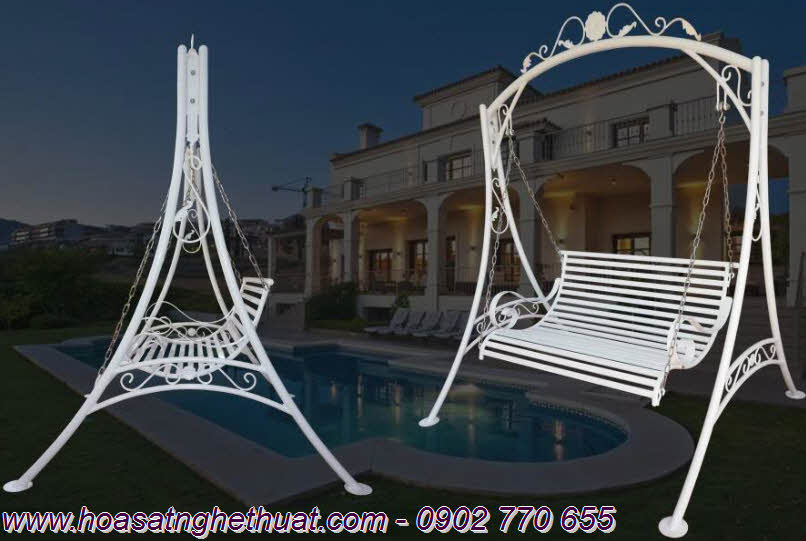 Mẫu số 2: ghế xích đu sắt nghệ thuật được yêu thích nhất KH-XD027 Mẫu số 2: ghế xích đu sắt nghệ thuật được yêu thích nhất KH-XD027