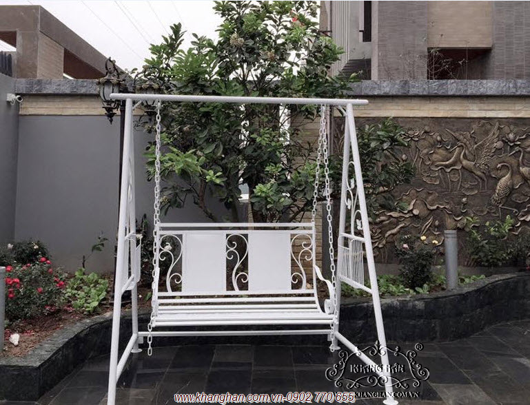 Xích đu sắt mỹ thuật KH16-XD002 Xích đu sắt mỹ thuật KH16-XD002